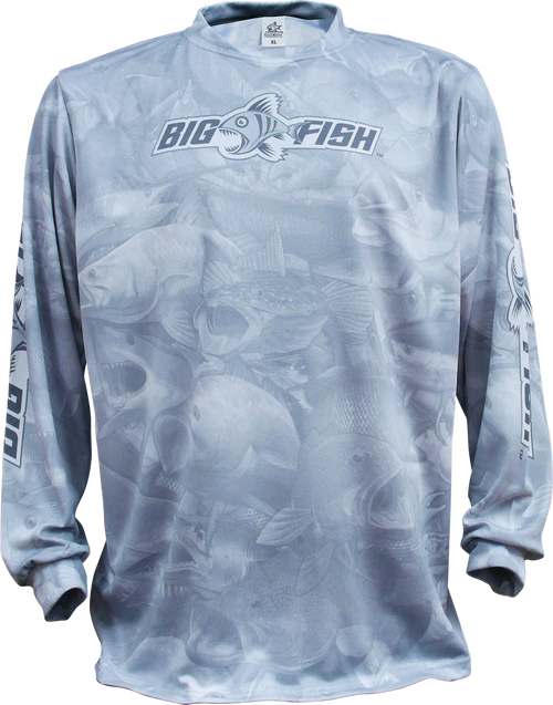 Aus Camo Light Grey Champion long sleeve - front