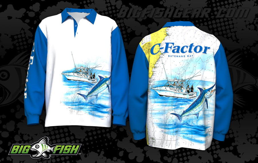 Custom teamwear design: C Factor Polo Long (ref 00797)