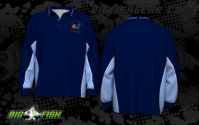 Custom school design: Alyangula Area School Primary Polo Long (ref 01800)