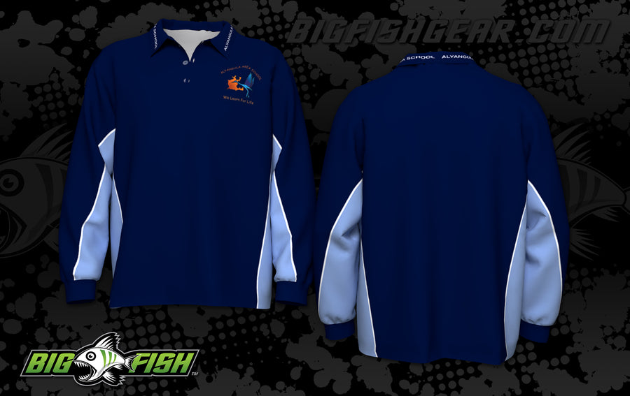 Custom school design: Alyangula Area School Primary Polo Long (ref 01800)