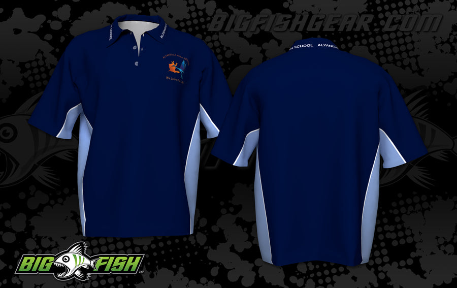 Custom school design: Alyangula Area School Primary Polo Short (ref 01800)
