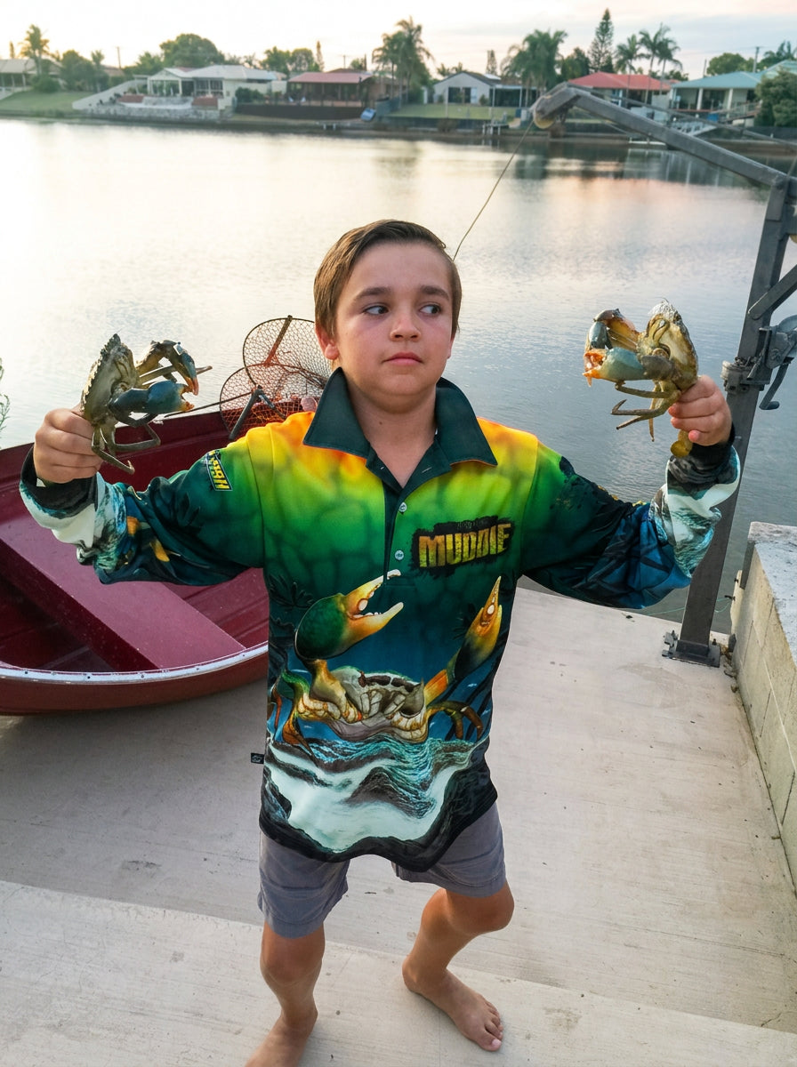 Muddie shirt - mud crabs